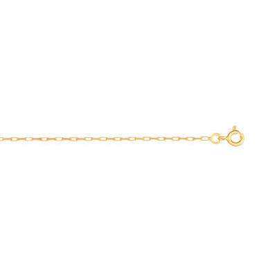 Chaîne or 750 jaune maille forçat 50 cm