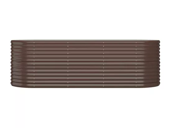 Jardinière bac lit surélevé marron 224 x 80 x 68 cm 02_0039558