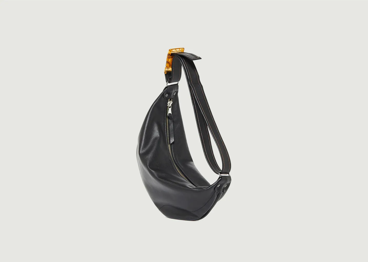 Sac Demi-Lune Elle Cuir Iconique Jack Gomme