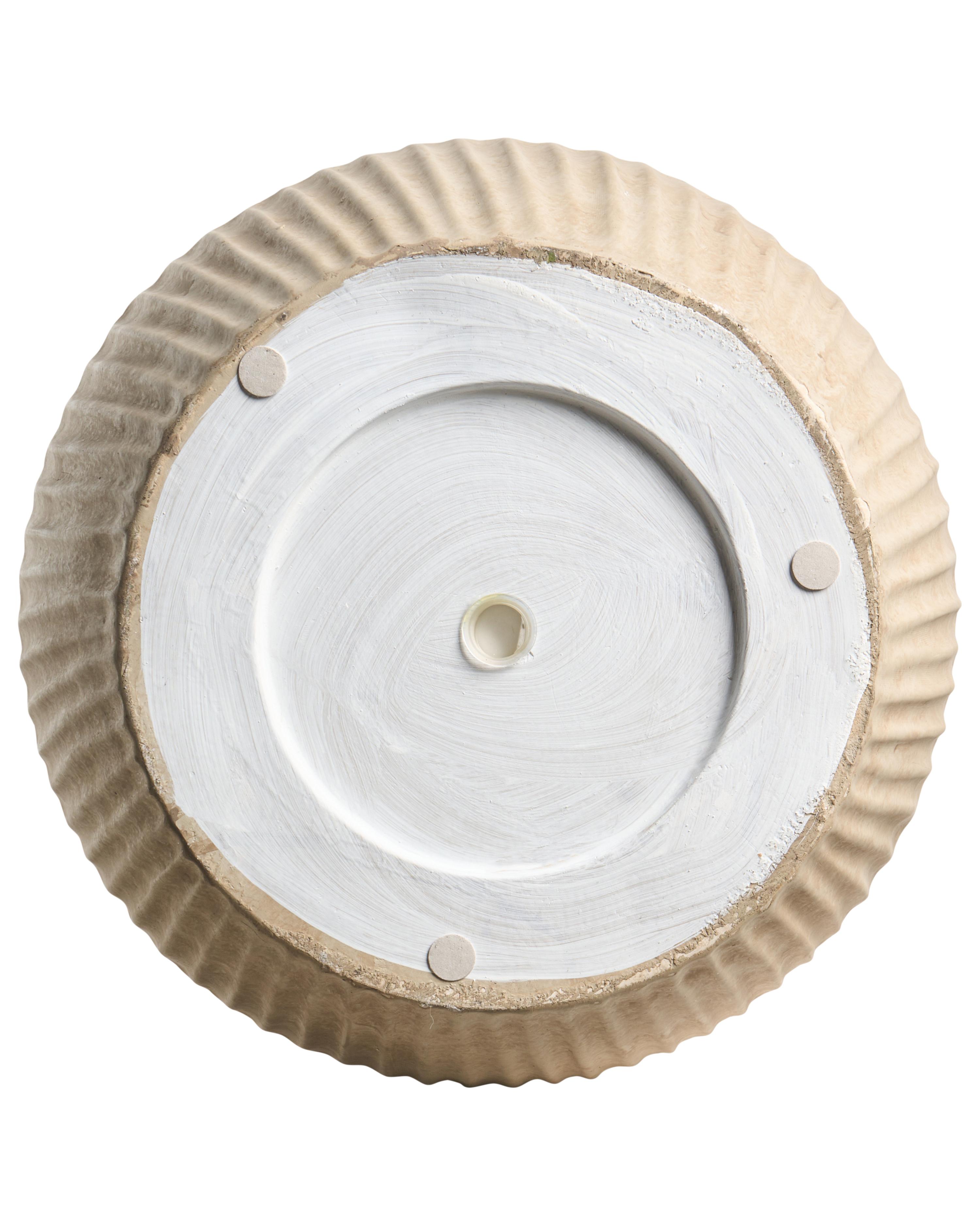 Bloempot POROS 36 cm Lichtbeige