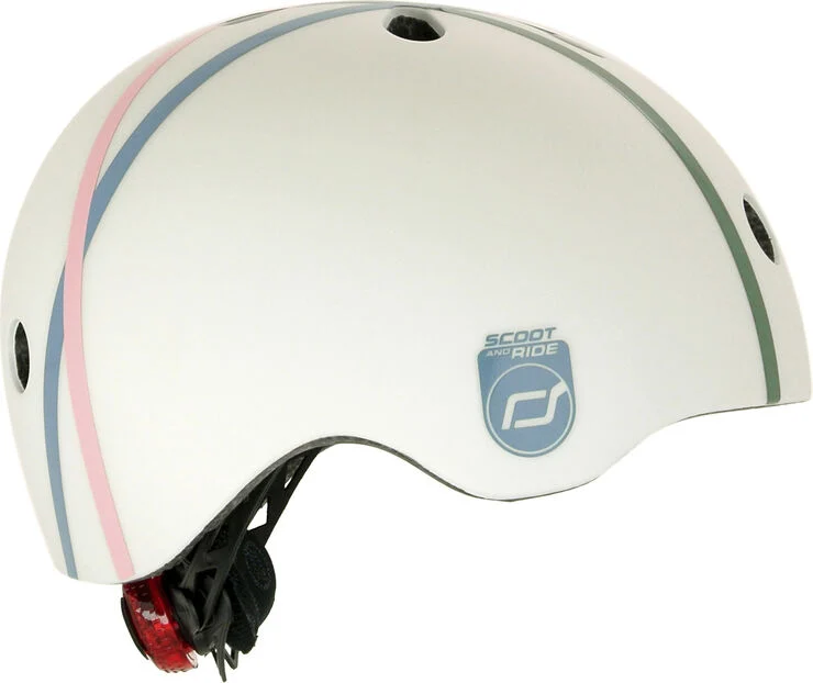 Scoot & Ride HELMET XXS - STEEL Hvid