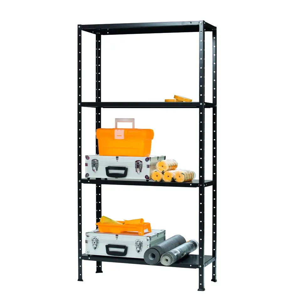 Avasco Stellingkast Metaal - Opbergrek Solid 50 - 145x72,5x30 - zwart