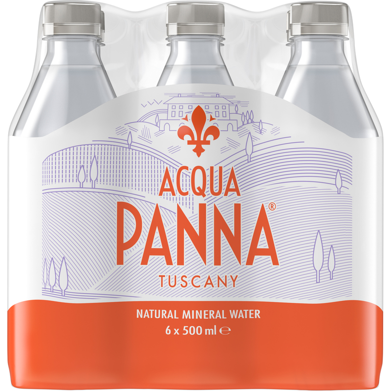 Acqua Panna Wasser, ohne Kohlensäure, 50 cl, 6 Stück