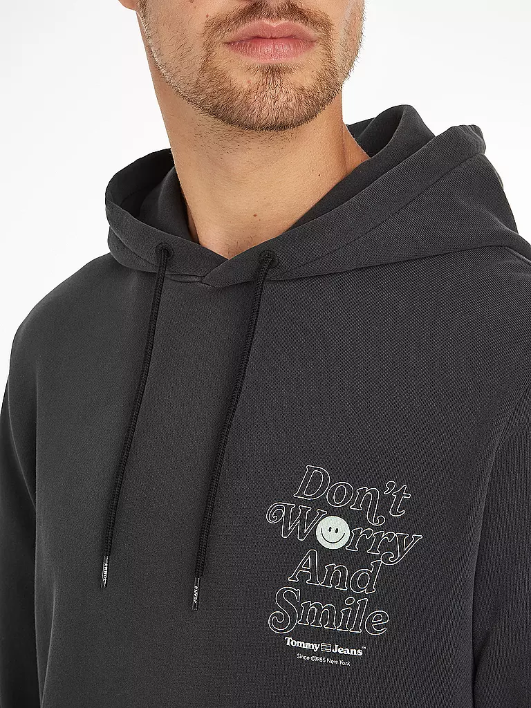 TOMMY JEANS Kapuzensweater - Hoodie  schwarz