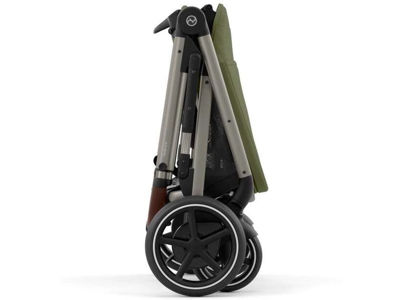 CYBEX Gold Kinderwagen eGazelle S Grün Elektrischer Kinderwagen mit 20 Kombinationen