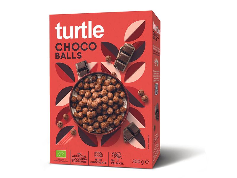 turtle Cerealien Turtle – Choco Balls Bio 300g Bio-Schokokugeln, frei von Palmöl