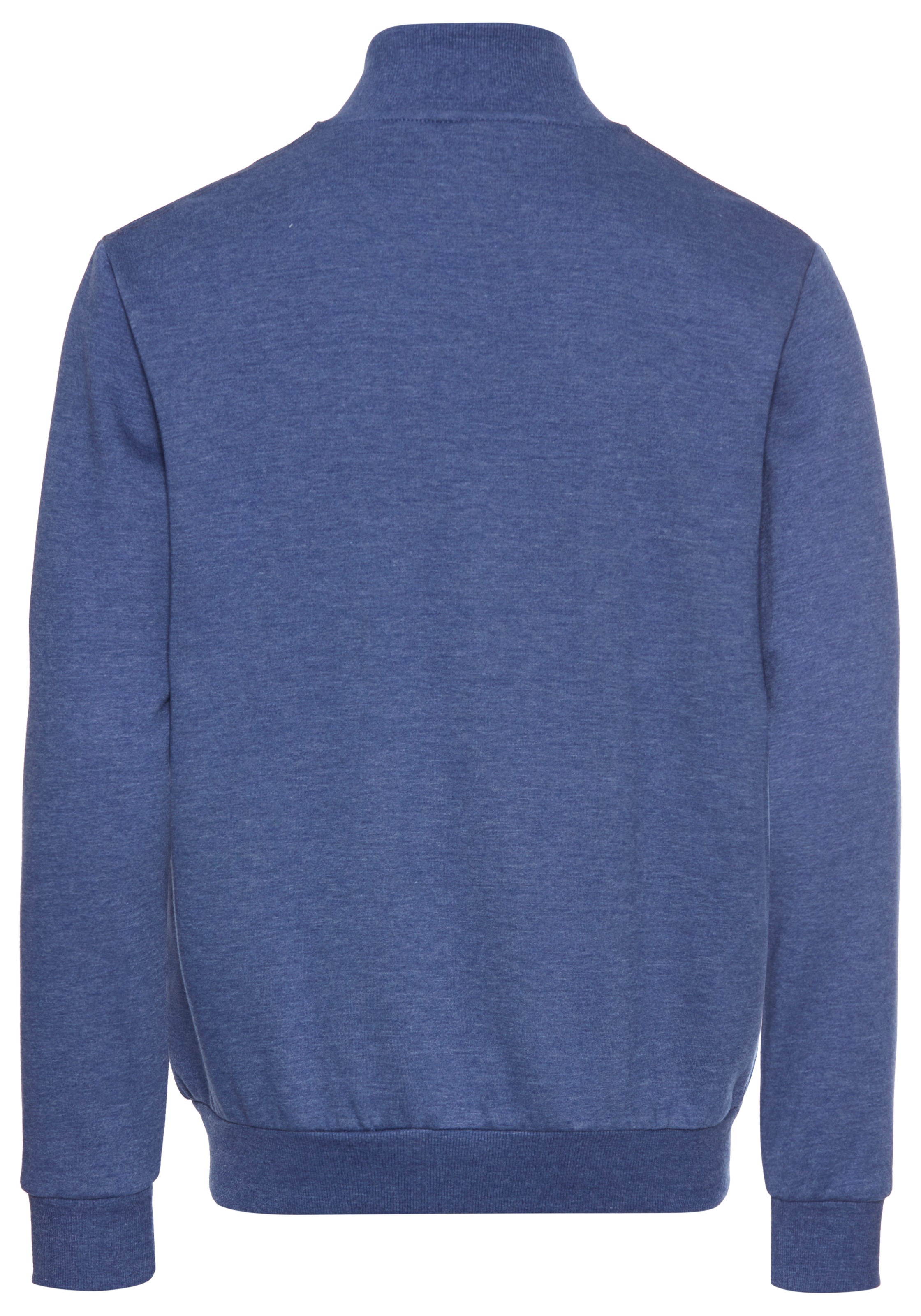 Man's World Sweatjacke , Stehkragen und dezentem Logodruck