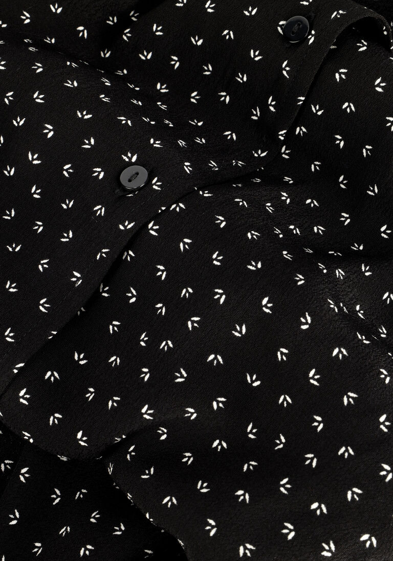 MODSTR\u00D6M zwarte modstr&ouml;m mini jurk anderson print dress