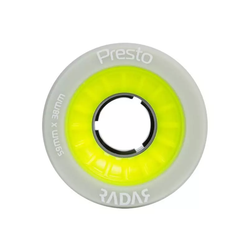 Roues Roller Derby RADAR WHEELS Presto Black Yellow 91A