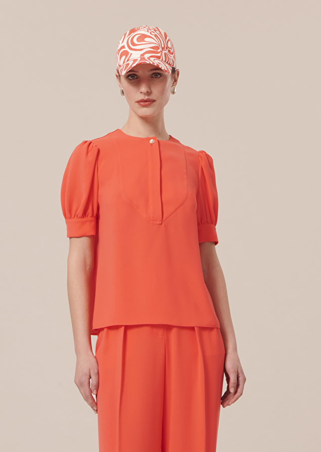 Blouse Tourterellecorail en crêpe