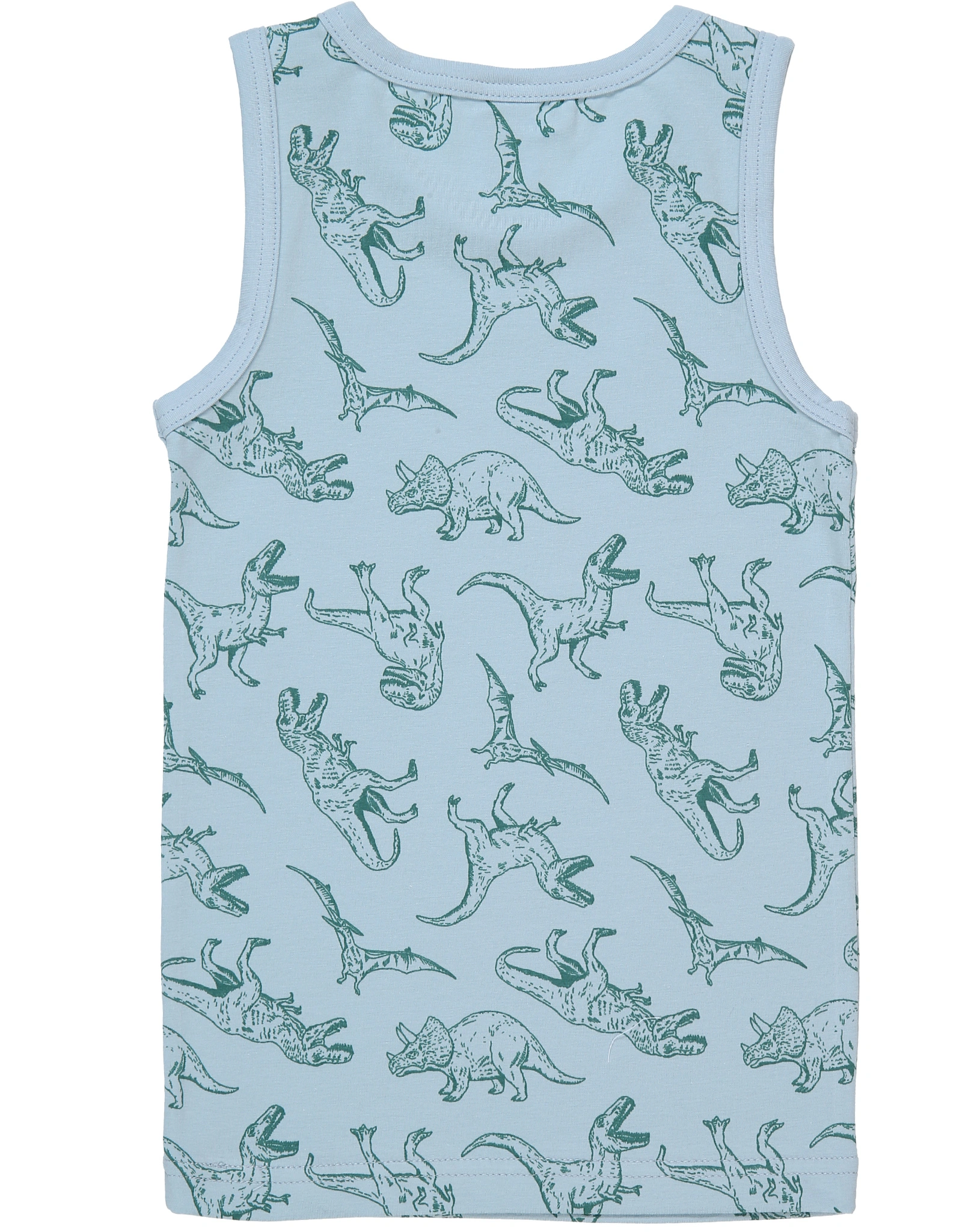 Unterhemd DINOS 2er-Pack in grün/blau