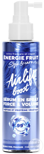 Energie Fruit Sérum En Spray Volume & Densité Cheveux Fins/Fragiles Kerato Proteine & Peptide 100ml
