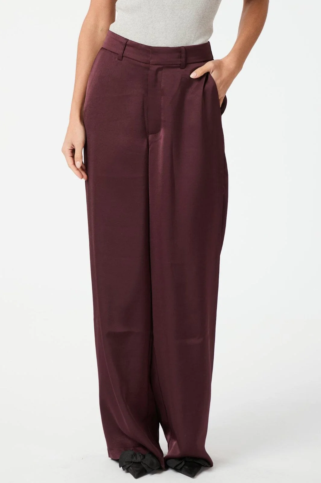 Neo Noir Emmett Heavy Sateen Pants 164136