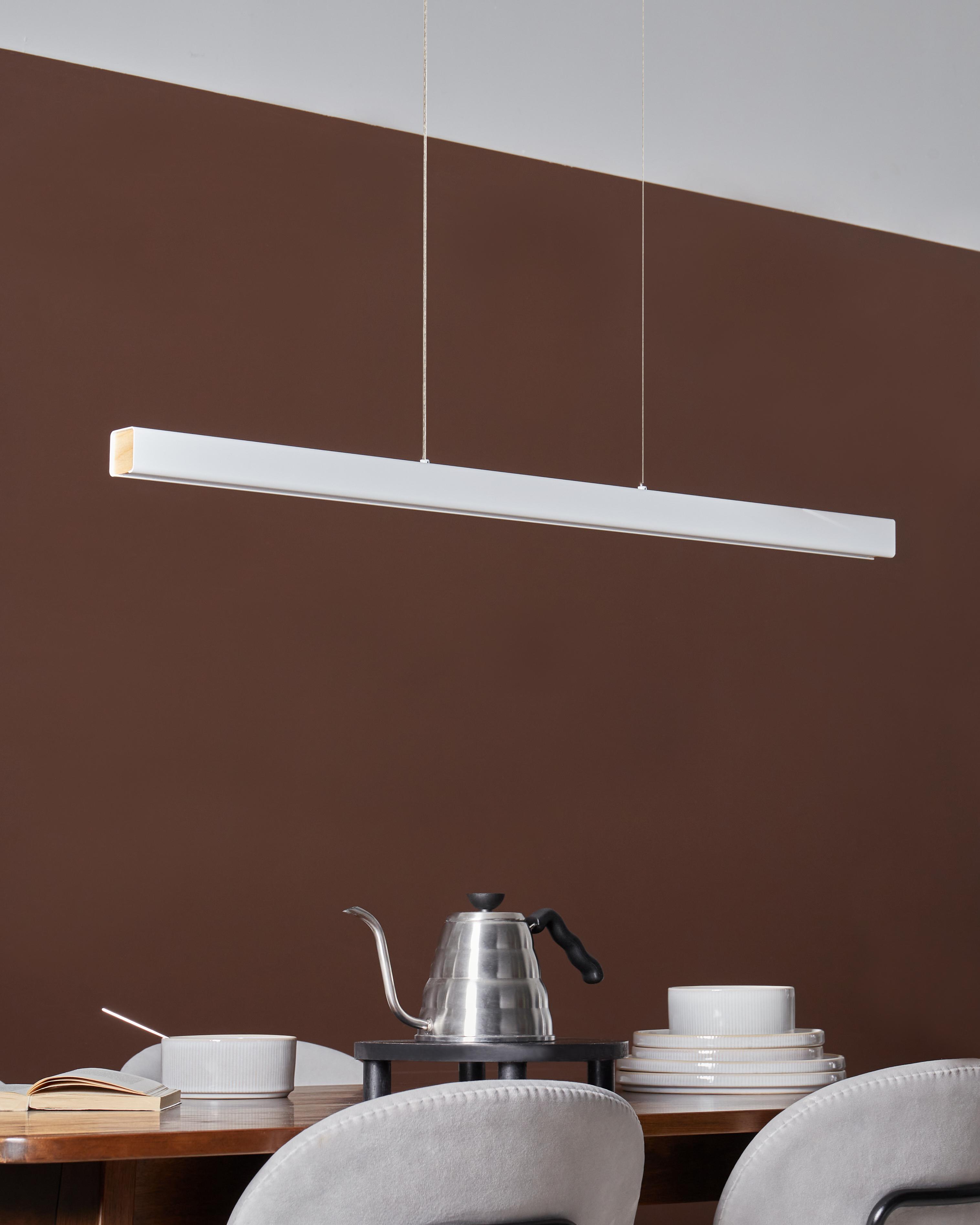 LED hanglamp ARENAS met afstandsbediening Wit
