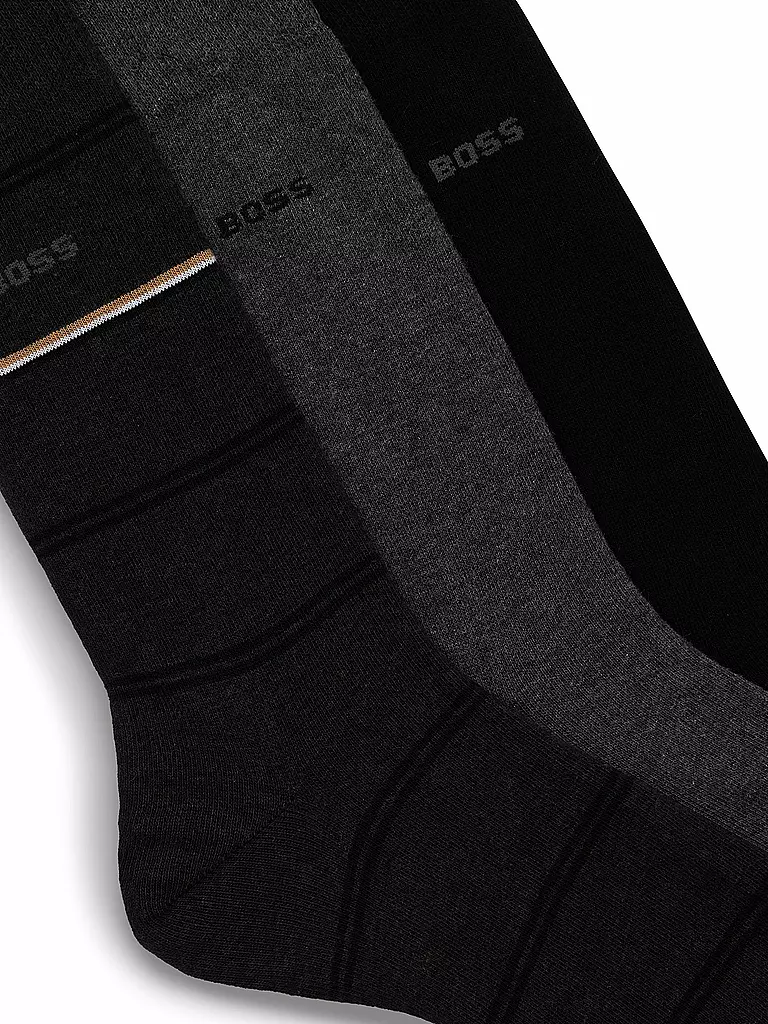 BOSS Socken 3er Pkg. grau  grau
