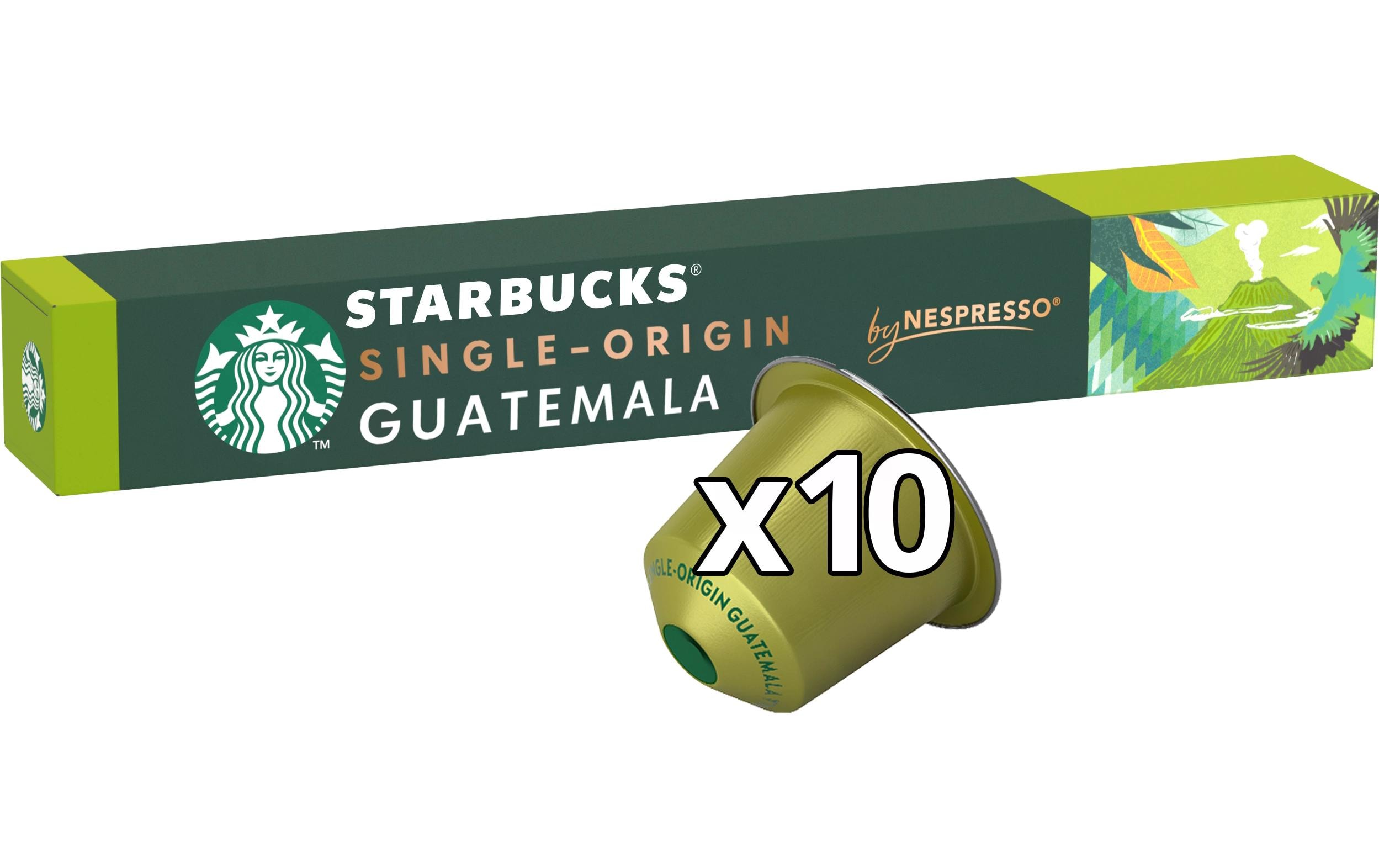 Kaffeekapseln Guatemala 10 StückKaffeekapseln für Nespresso-Maschinen