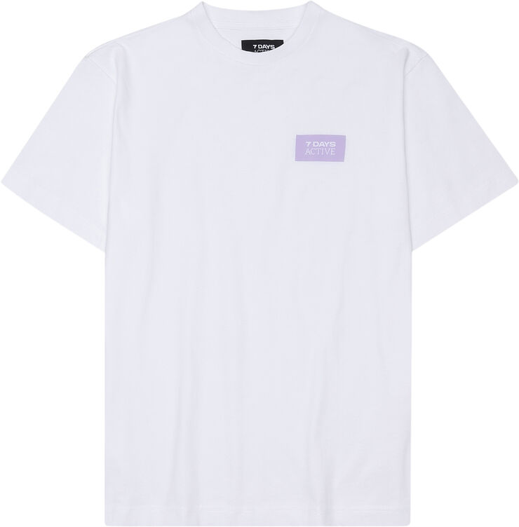 7 Days Active Organic Fitted Tee 049 brilliant white