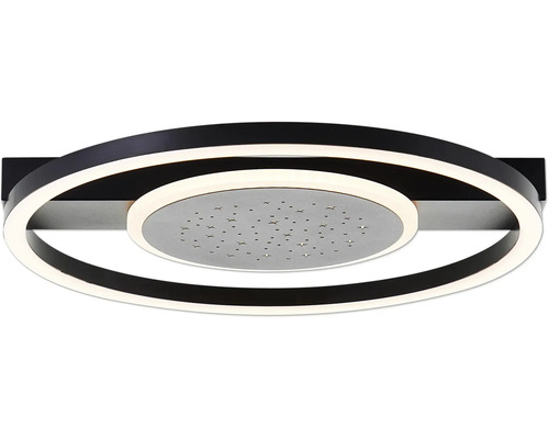 LED plafondlamp 26W 2400 lm 3000 KB 37 cm Reno zwart