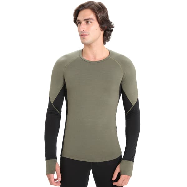 T-shirt thermique ICEBREAKER 260 ZONE LS CREWE M LODEN/BLACK