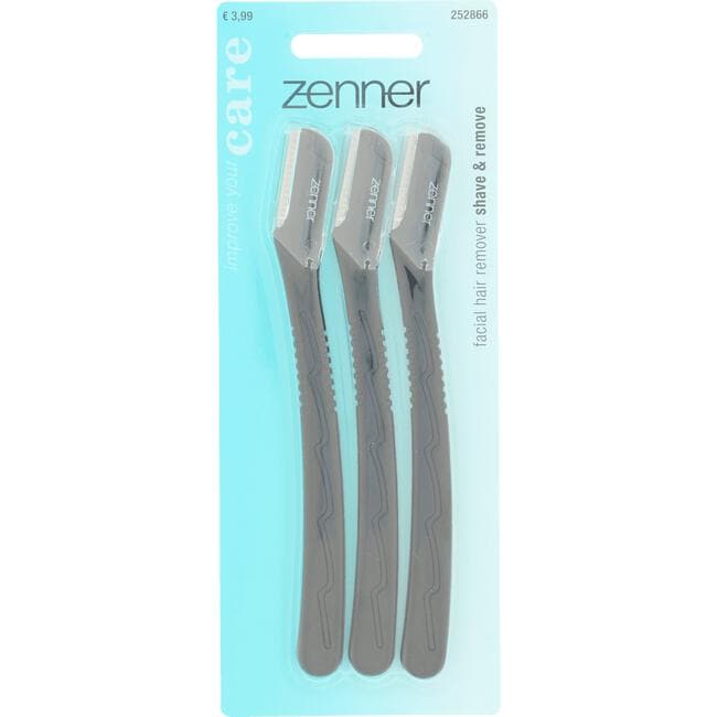 Zenner wenkbrauwscheermesjes 3x