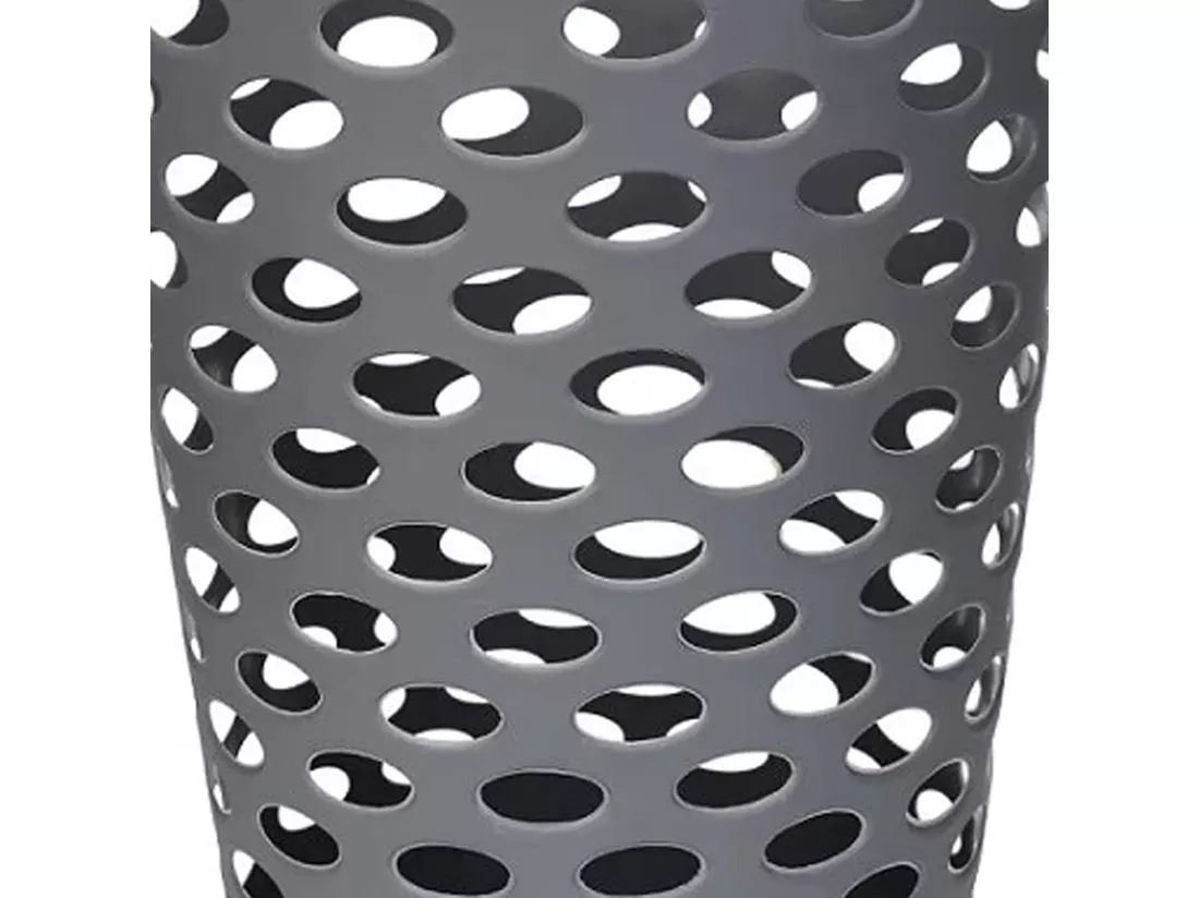 WELL HOME - Panier à linge gris 60L