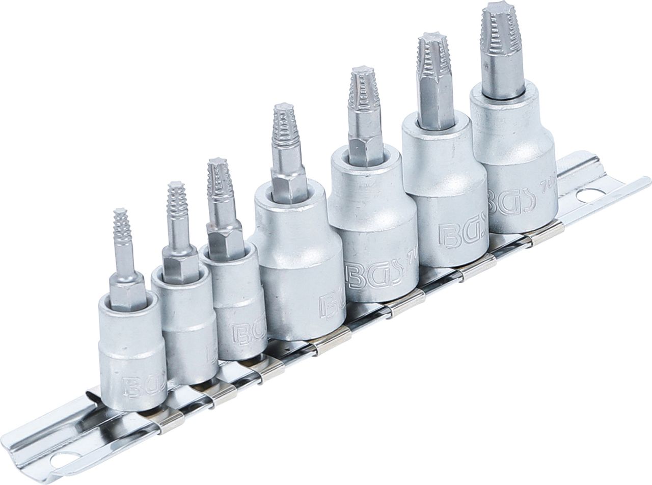 BGS technic Schraubenausdreher-Bit-Einsatz-Satz für Torx 1/4