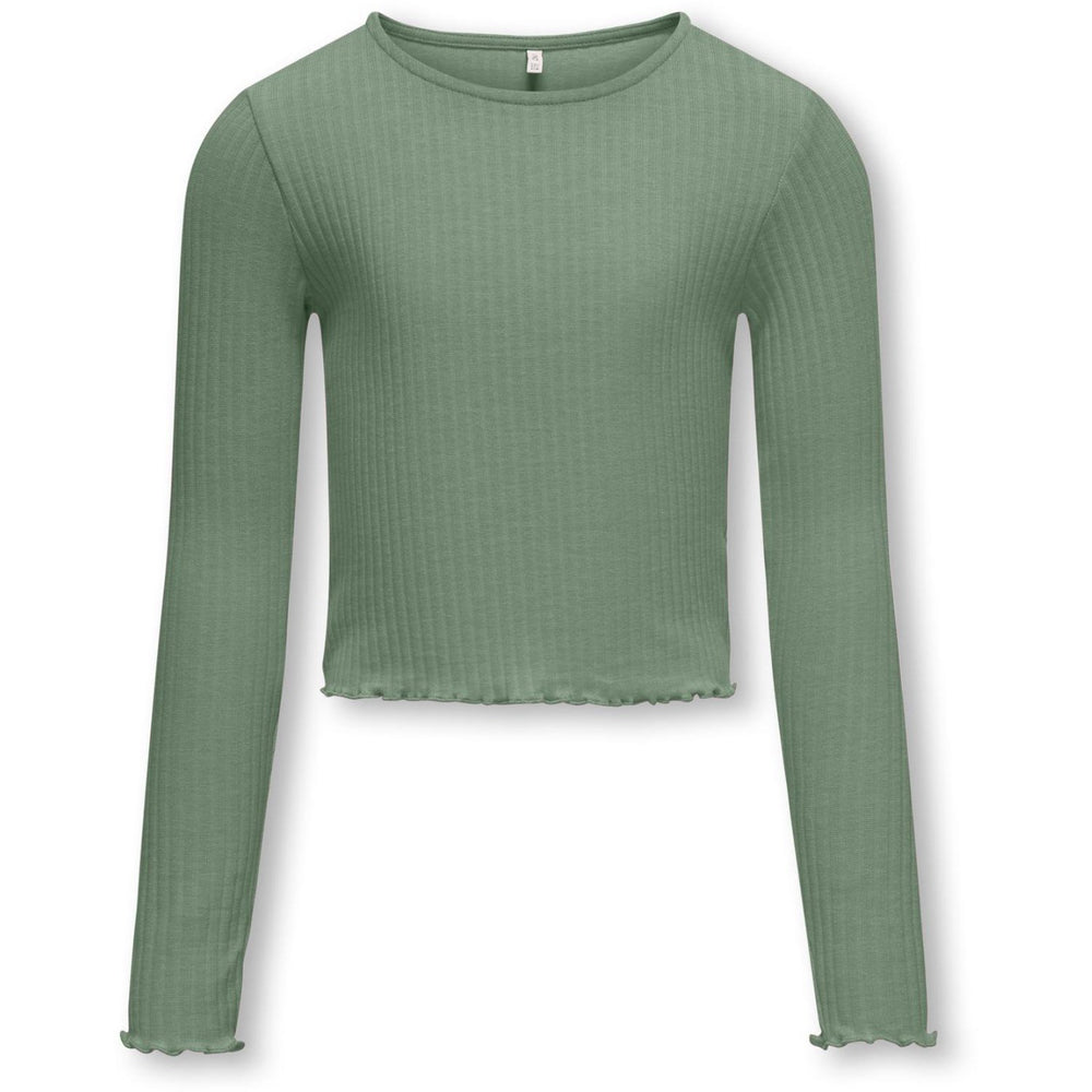 Køb kids ONLY Hedge Green Nella O-Neck Bluse Noos