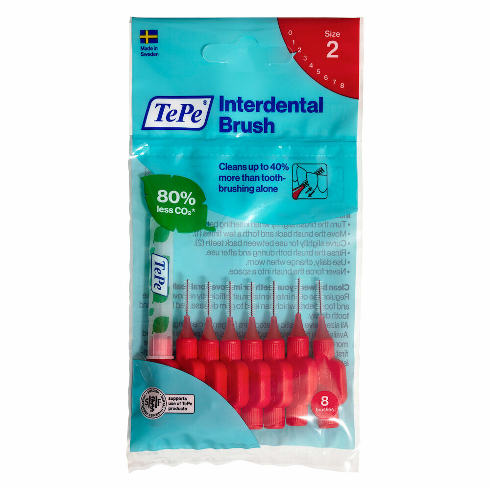 TePe Interdentale Ragers Original 0,5 mm Rood8 stuks