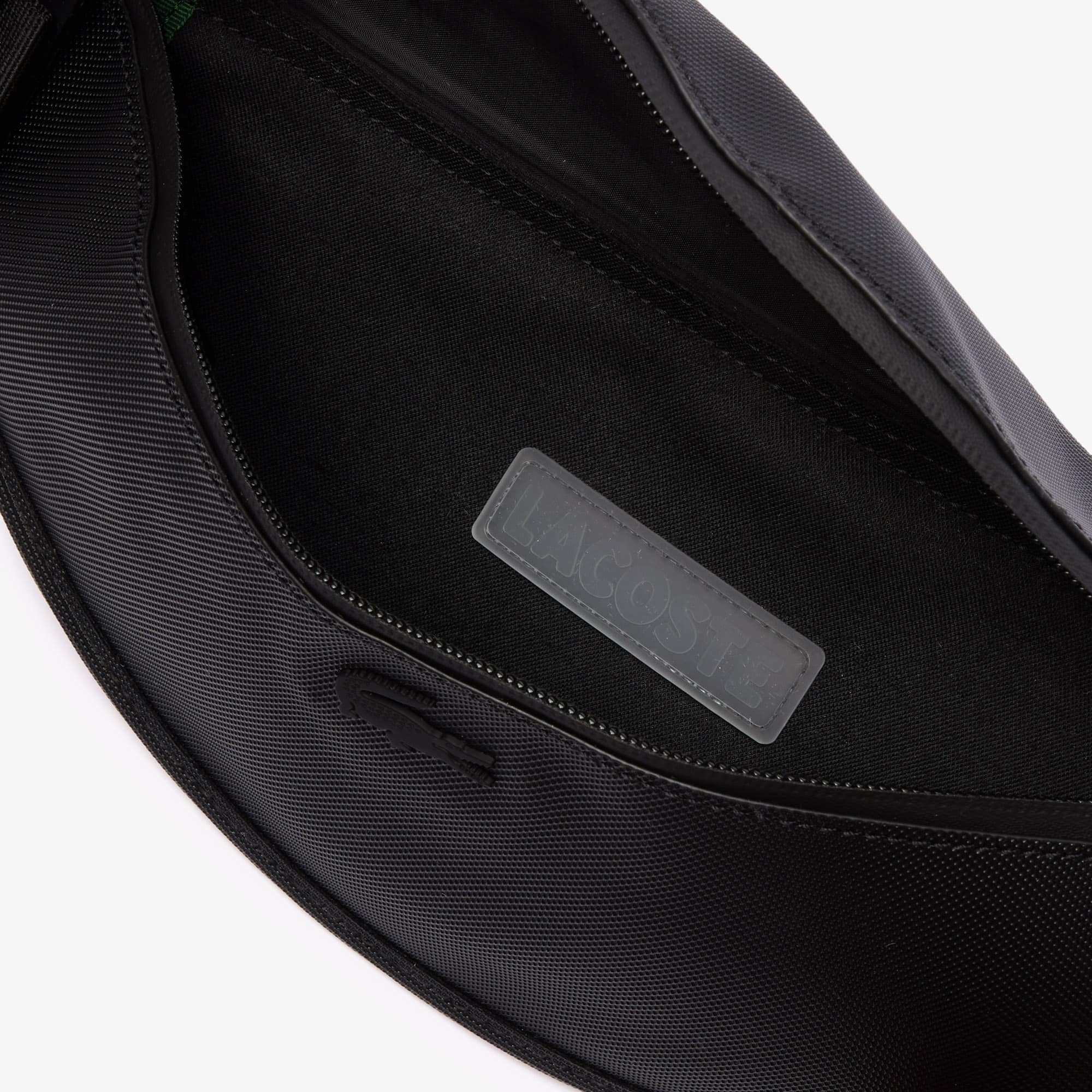 Sac banane en petit piqué Sacs banane - Noir - Lacoste - Homme