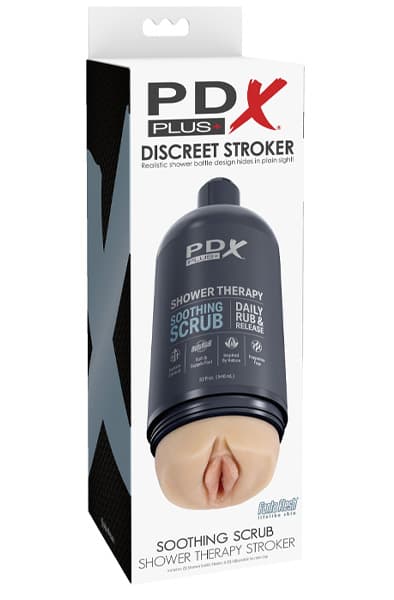 Pipedream Shower Therapy Soothing Scrub Stroker