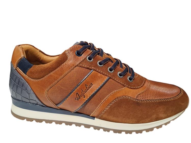 Australian Footwear Niagara Leather DF6 Cognac Blue