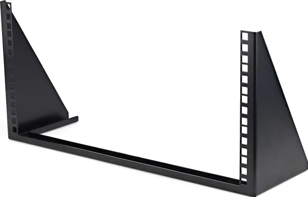 StarTech.com 5U Vertical Wall Mount Rack - 19in Low Profile Open Wall Mounting Bracket - Network/Server Room/Data/AV/IT/Patch Panel/Communication/Computer Equipment - w/ Cage Nuts/Screws - Rack åben ramme - 2-pæl - vægmonterbar - sort - 5U - 19