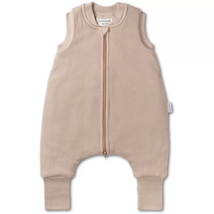 Hofbrucker Baby Winter Schlafsack mit Füßen Matti Taupe