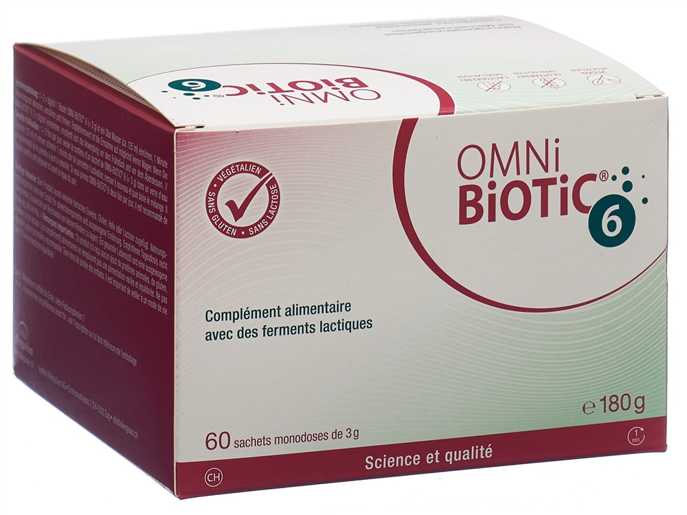 OMNI-BIOTIC 6<br>60 × 3 g, Beutel, Pulver