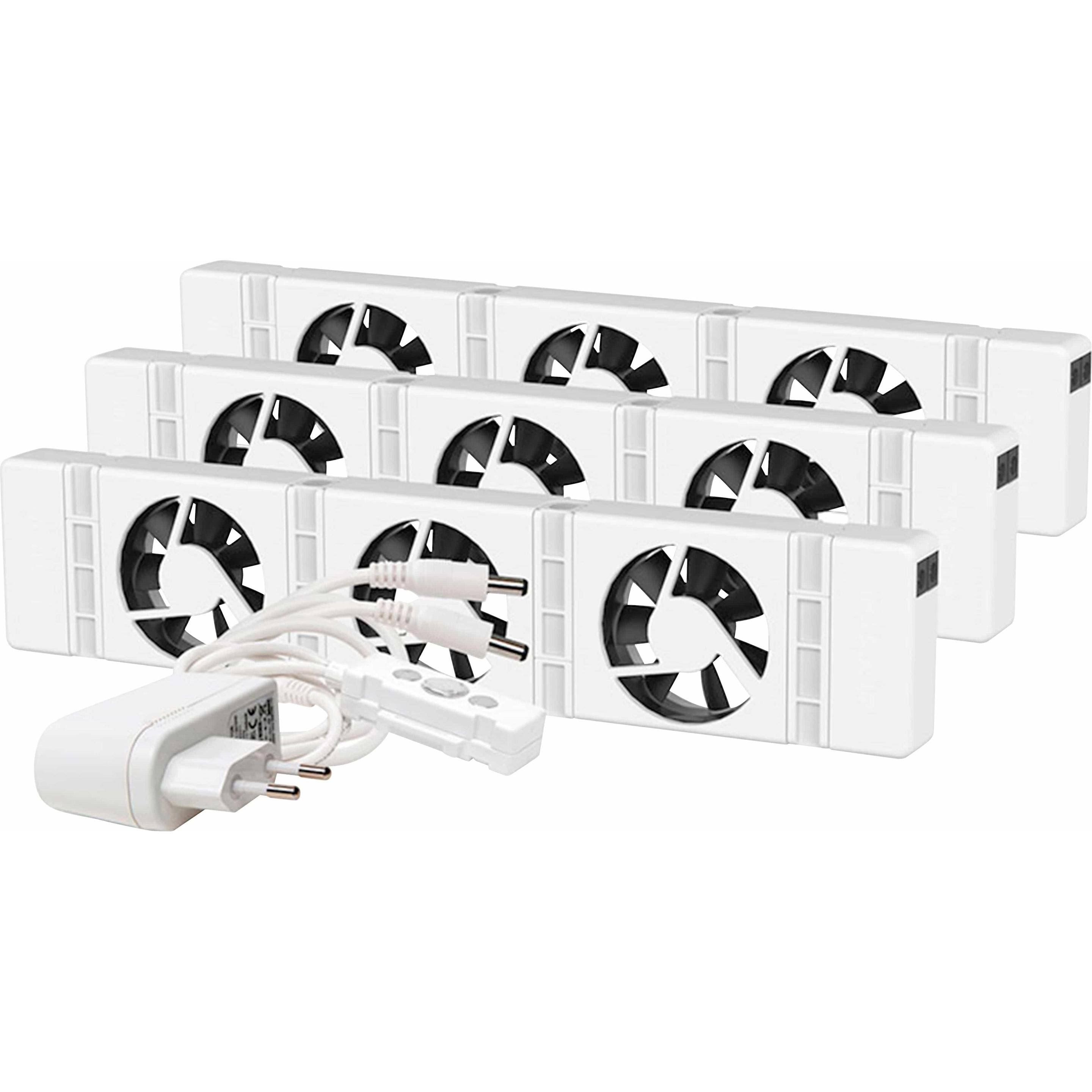 SpeedComfort Heizkörperventilator Trio-Set