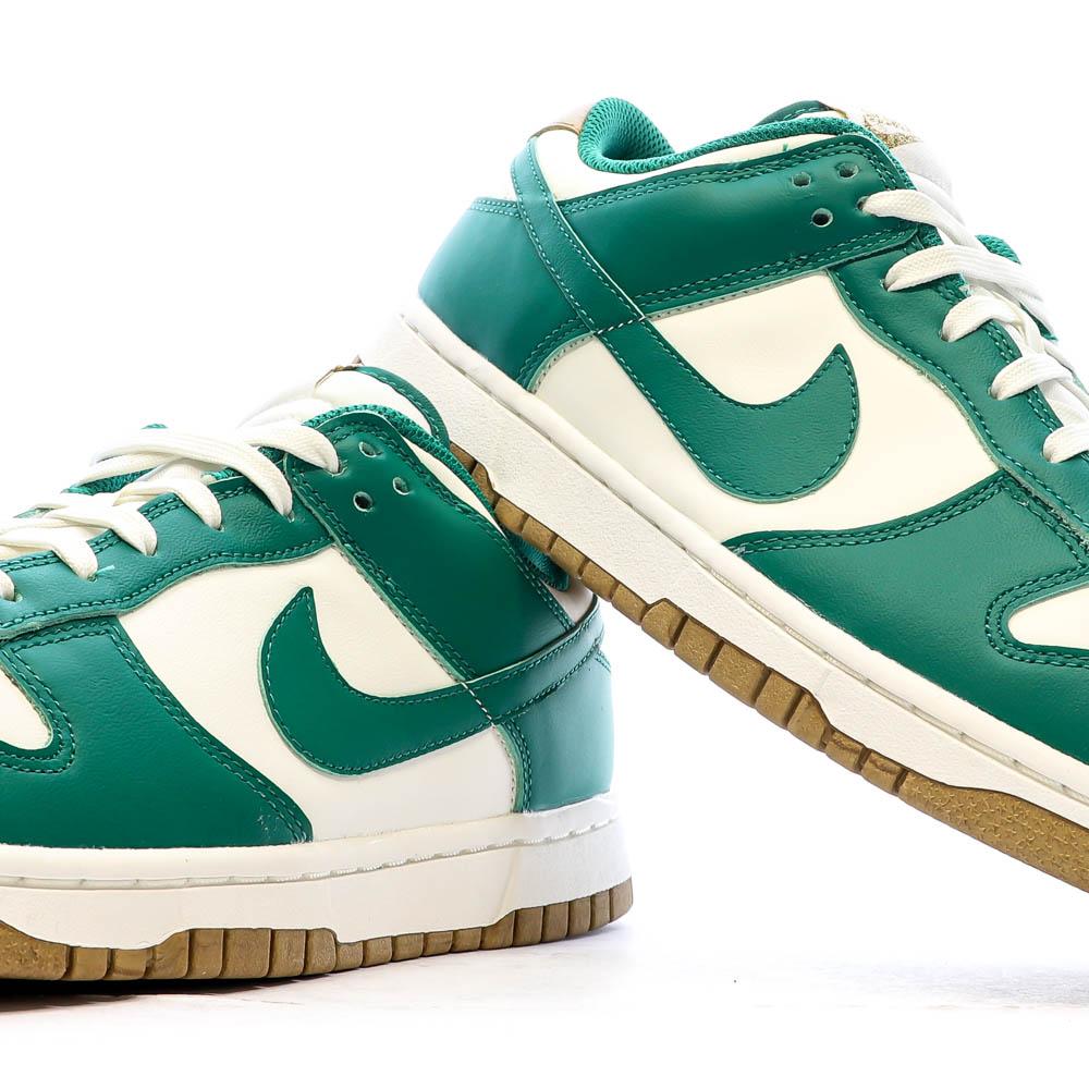 Nike Baskets Blanche/Verte Femme Nike Dunk