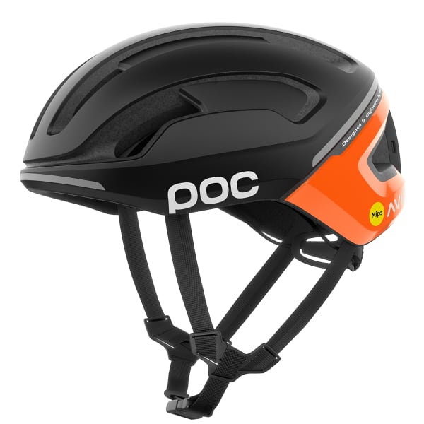 Casque vélo POC OMNE BEACON MIPS LUORESCENT ORANGE AVIP/URANIUM BLACK MATT
