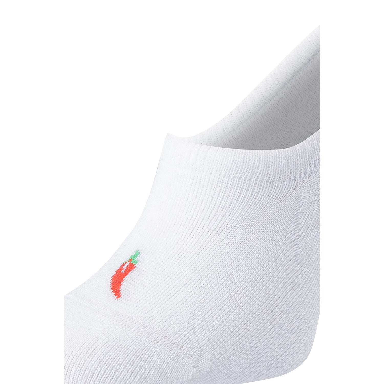 Chili Lifestyle FOOTIES Füßlinge Siliconpad 12 Paar weiß schwarz