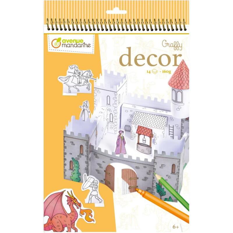 Graffy Décor, Château de chevaliers - Jaune