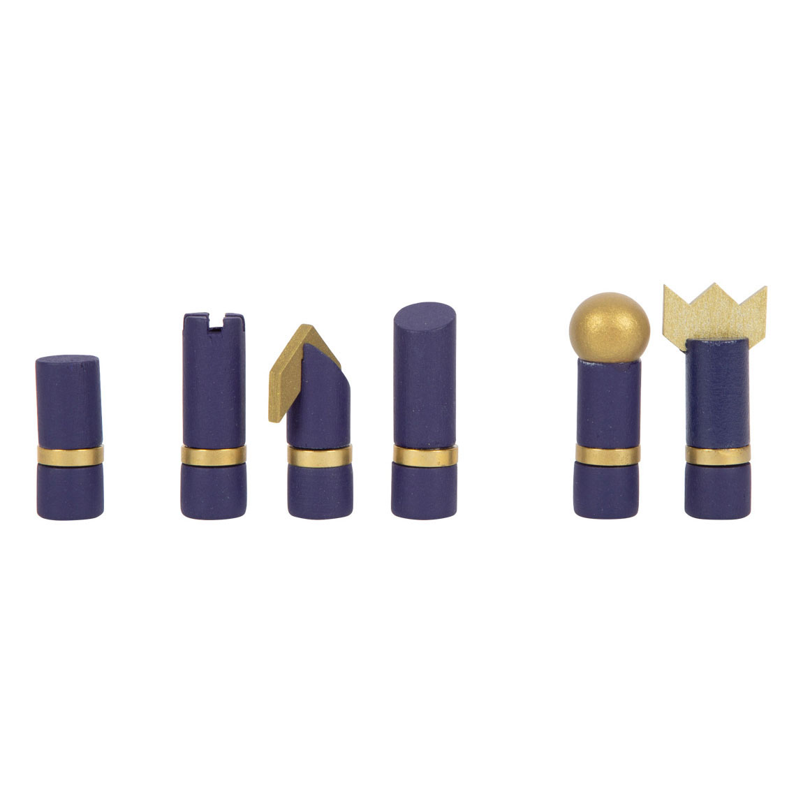 Small Foot-Schaak en Backgammon Spel (Golden Edition)