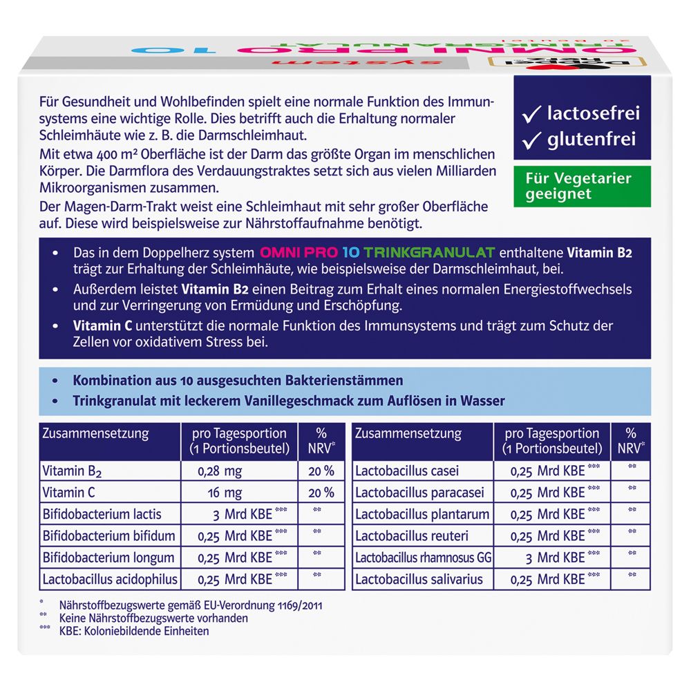 Doppelherz system OMNI PRO 10 TRINKGRANULAT