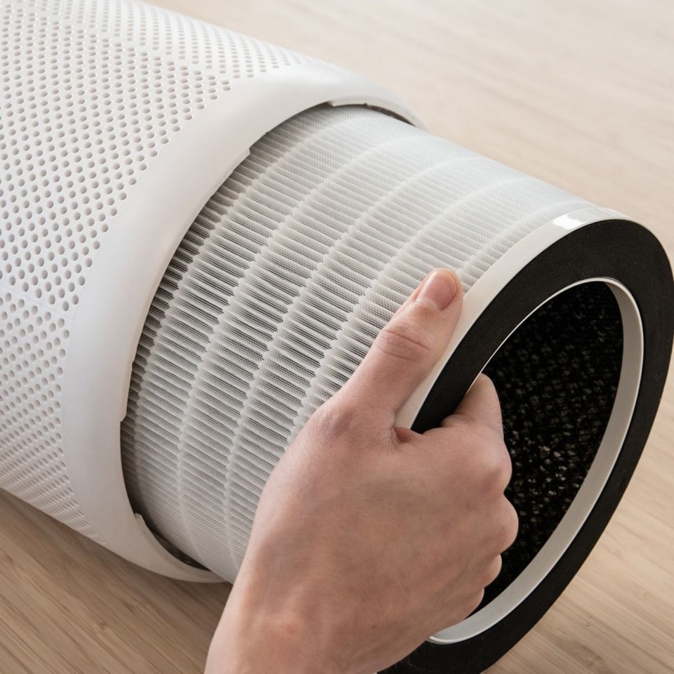 Hombli - Smart Air Purifier XL, White - Bundle with extra filter