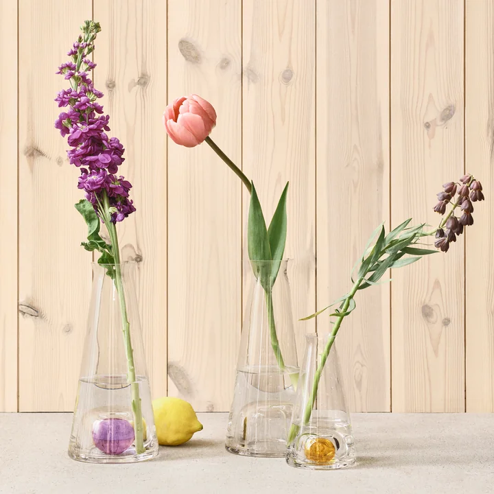 Design House Stockholm - Fia Karaffe, H 25 cm, klar / bernstein