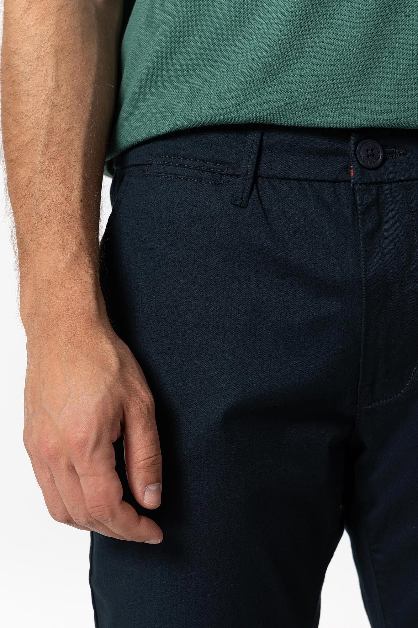 Calças chino de corte slim