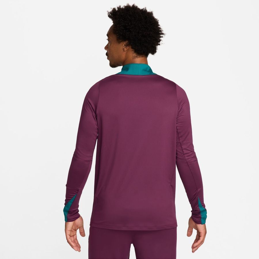 Paris Saint-Germain Maillot d'Entraînement Dri-FIT Strike Drill - Bordeaux/Geode Teal/Orange