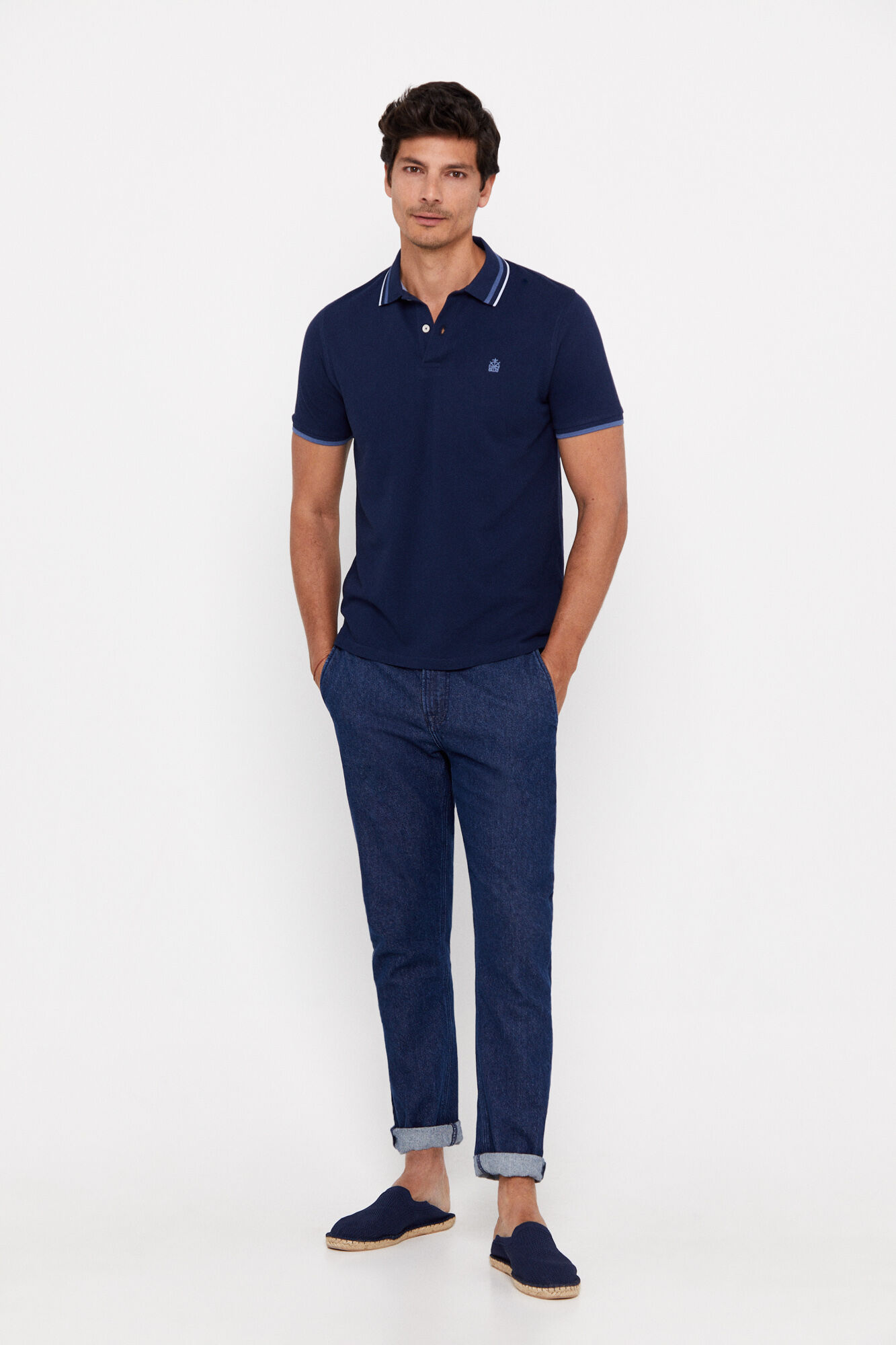 Camisa polo - Azul marinho