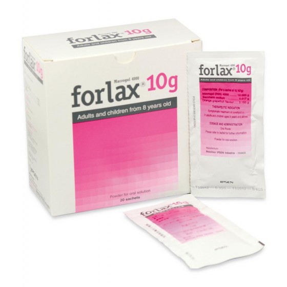 Forlax, 10 g x 20 pó sol oral saq