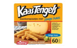 Topking Kaastengels Jonge Kaas (60 stuks) (900 gram)