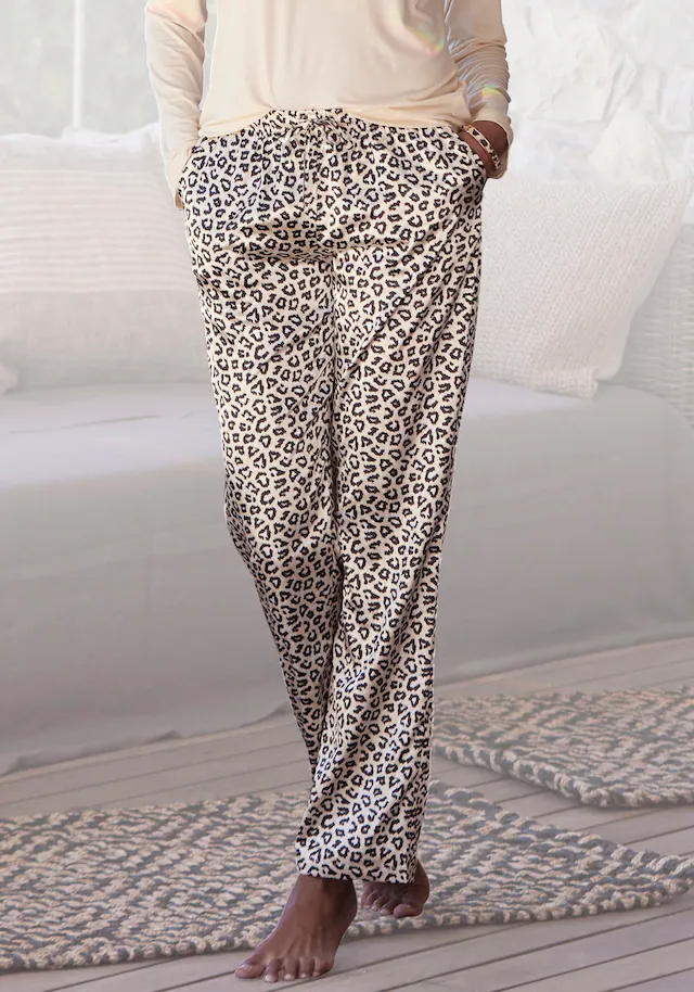 Buffalo Pyjamahose  mit schönem Animal-Print