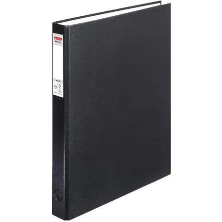 Herlitz Ringbuch maX.file pRotect mit 4-Ring-Kombi-Mechanik, DIN A4, schwarz